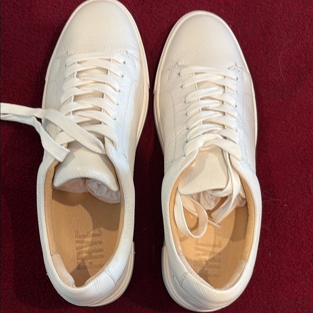 Frye Women's Classic White Athletic Shoes